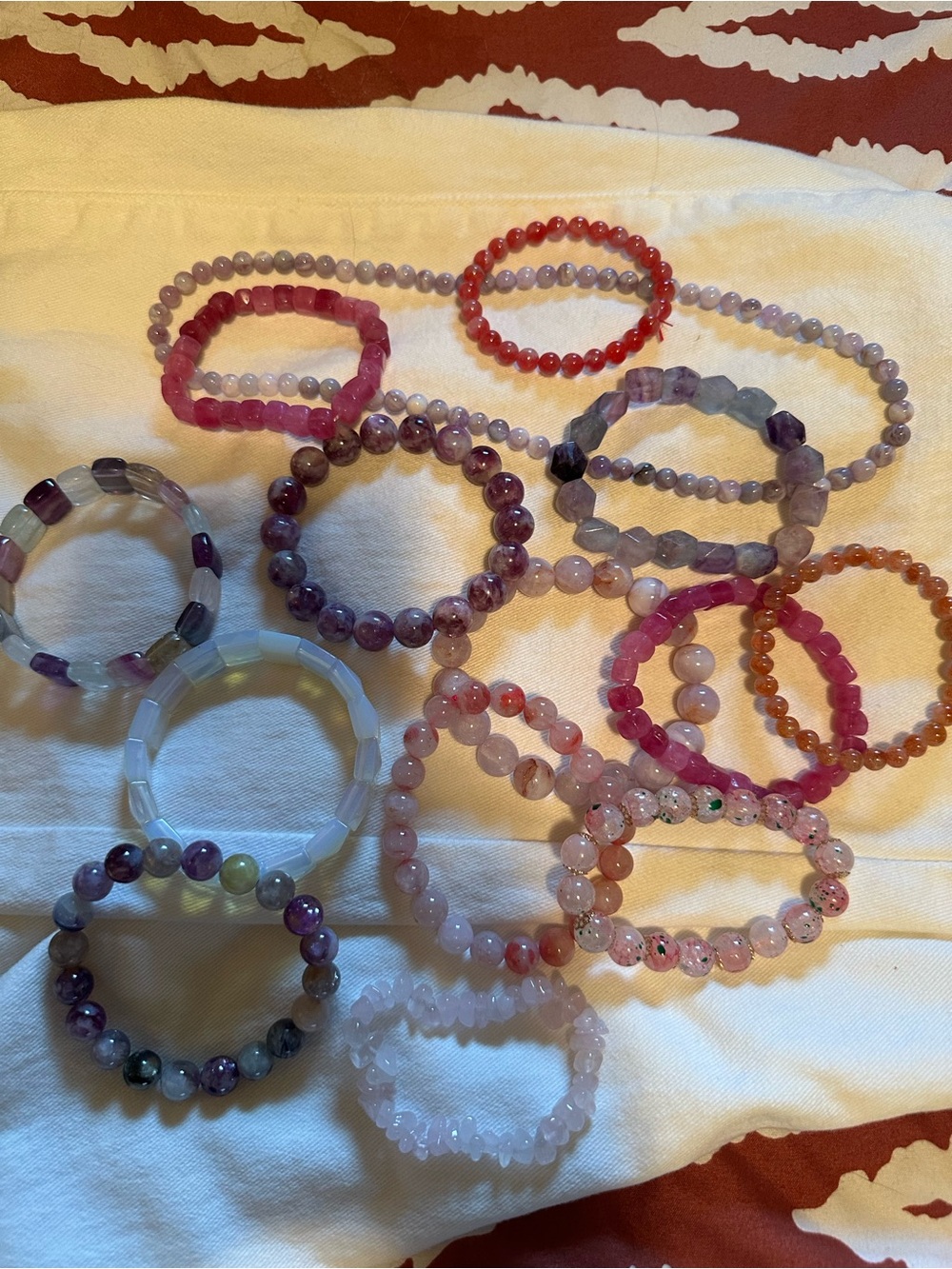 Various Gemstone Bracelets/necklace